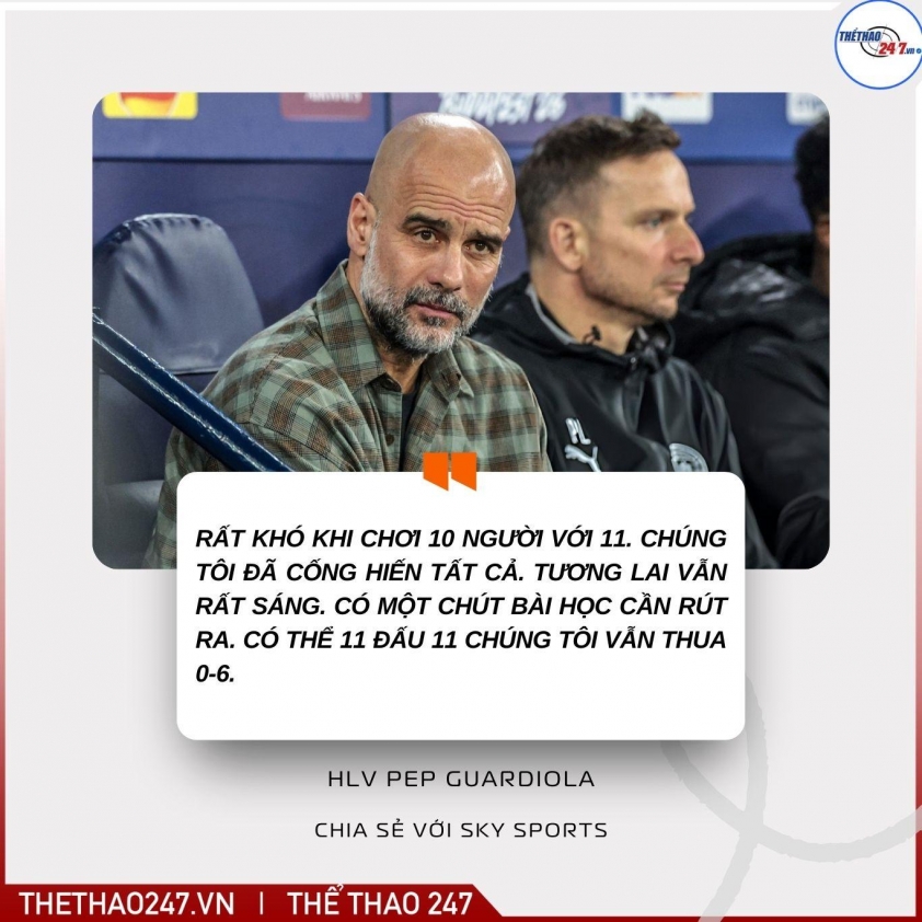 HLV Pep Guardiola thốt lên 1 điều khi Man City thua thảm Real Madrid 808306