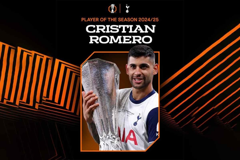 Cristian Romero chính là cầu thủ xuất sắc nhất giải đấu do UEFA bình chọn.