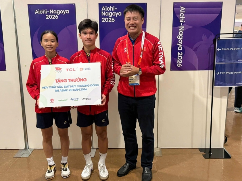 NÓNG: Việt Nam có huy chương đầu tiên tại ASIAD 2026