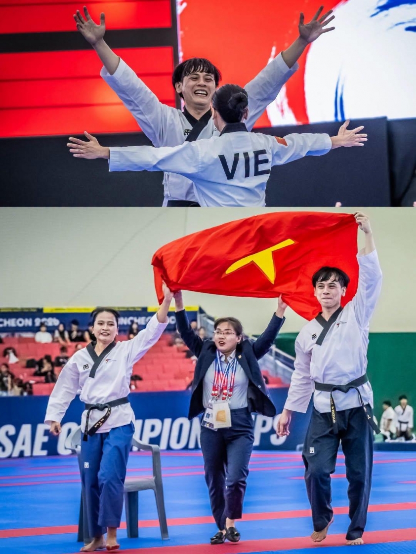 Taekwondo Việt Nam giành HCV thế giới 2026, Thiên Phụng – Lệ Kim lên ngôi